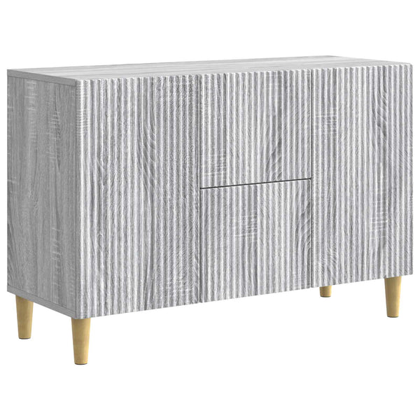 Sivupöytä Harmaa sonoma 89 x 34,5 x 60 cm Tekninen puu