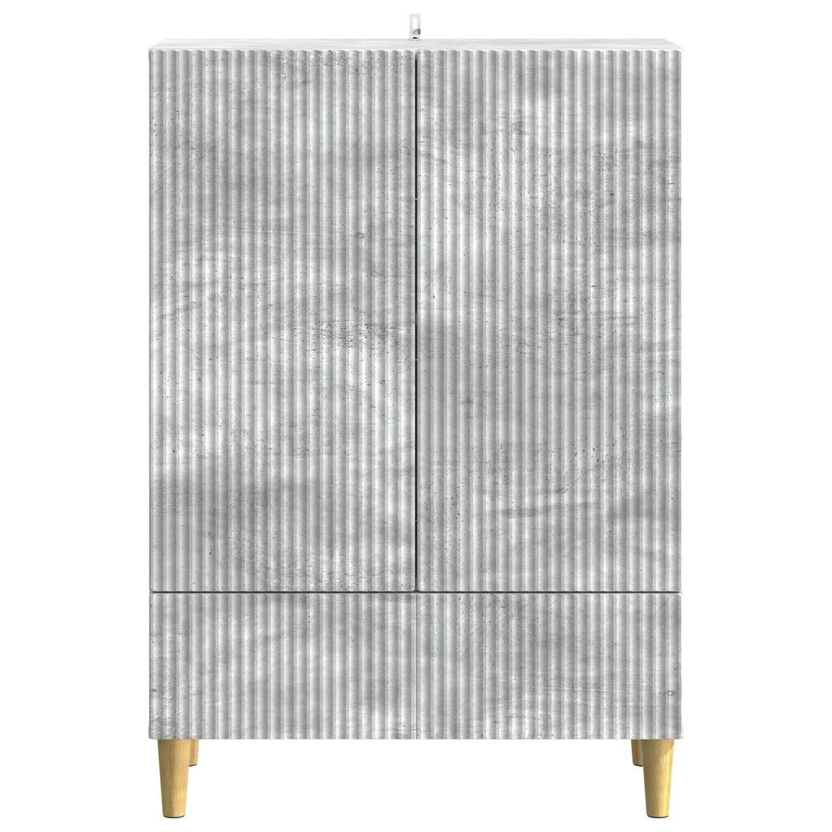 Sivupöytä Betoninharmaa 66 x 34,5 x 95 cm Tekninen puu
