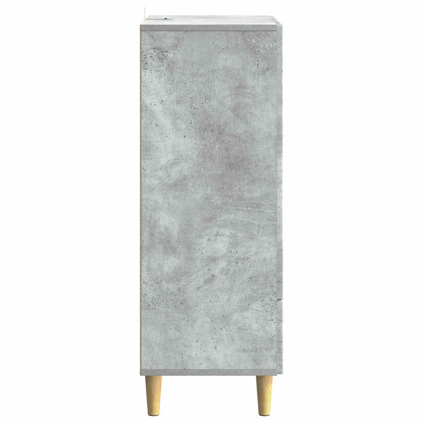 Sivupöytä Betoninharmaa 66 x 34,5 x 95 cm Tekninen puu
