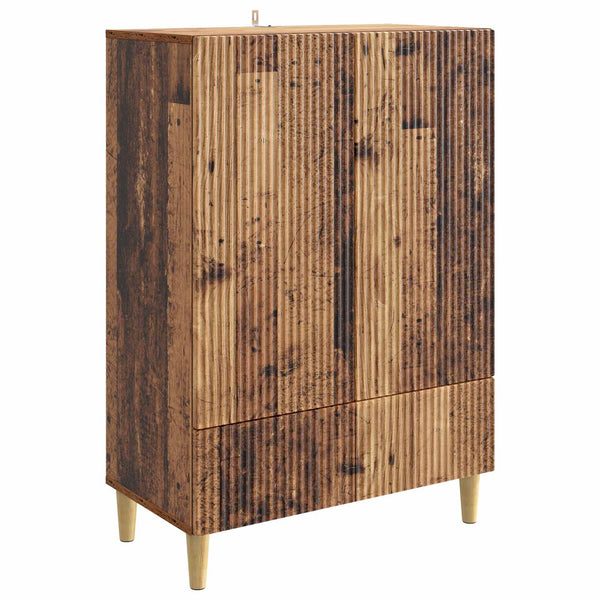 Sivupöytä Vanha puu 66 x 34,5 x 95 cm Tekninen puu