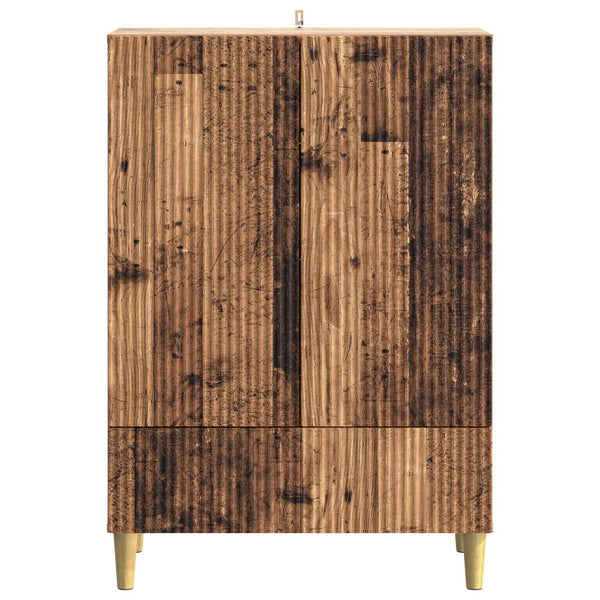 Sivupöytä Vanha puu 66 x 34,5 x 95 cm Tekninen puu
