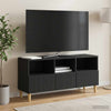 TV-kaappi 102 x 34,5 x 50 cm Musta Tekninen puu