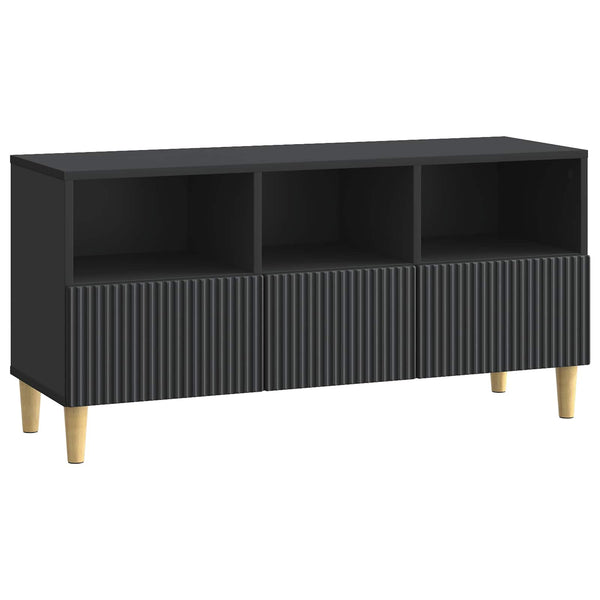 TV-kaappi 102 x 34,5 x 50 cm Musta Tekninen puu