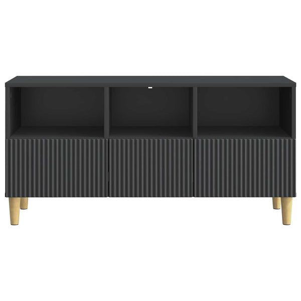 TV-kaappi 102 x 34,5 x 50 cm Musta Tekninen puu