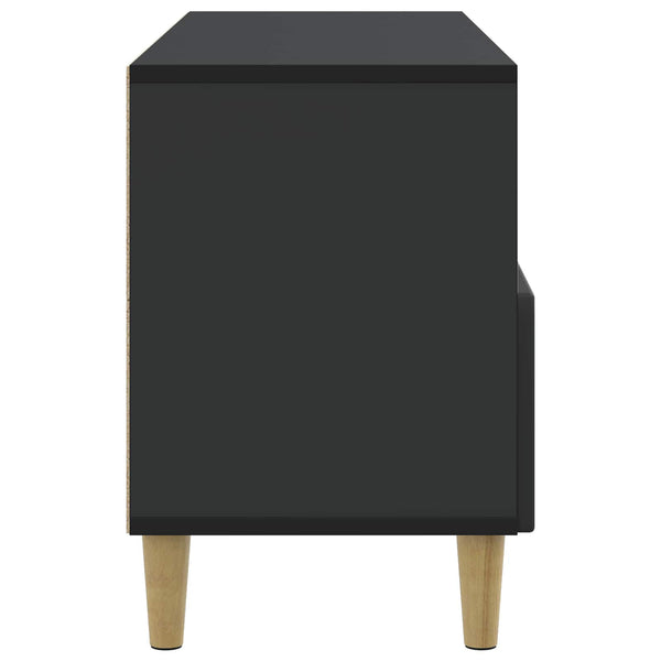 TV-kaappi 102 x 34,5 x 50 cm Musta Tekninen puu