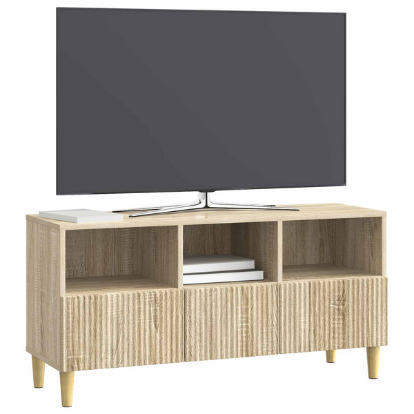 TV-kaappi 102 x 34,5 x 50 cm Sonoma-tammi Tekninen puu