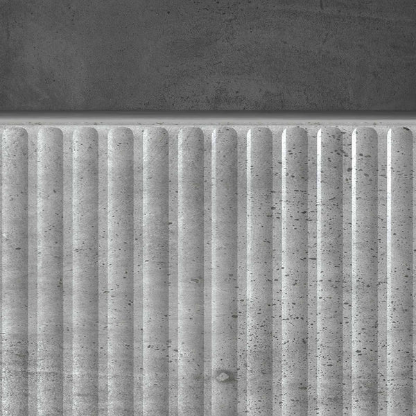 TV-kaappi 102 x 34,5 x 50 cm Betoninharmaa Tekninen puu