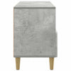 TV-kaappi 102 x 34,5 x 50 cm Betoninharmaa Tekninen puu