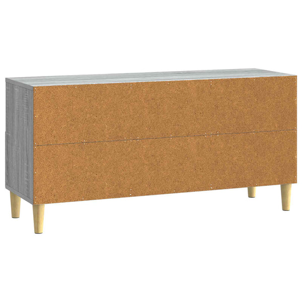 TV-kaappi 102 x 34,5 x 50 cm Harmaa sonoma Tekninen puu