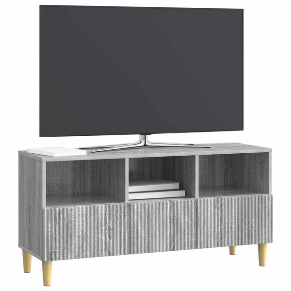 TV-kaappi 102 x 34,5 x 50 cm Harmaa sonoma Tekninen puu