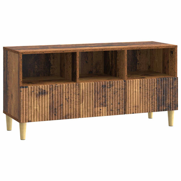TV-kaappi 102 x 34,5 x 50 cm Vanha puu Tekninen puu