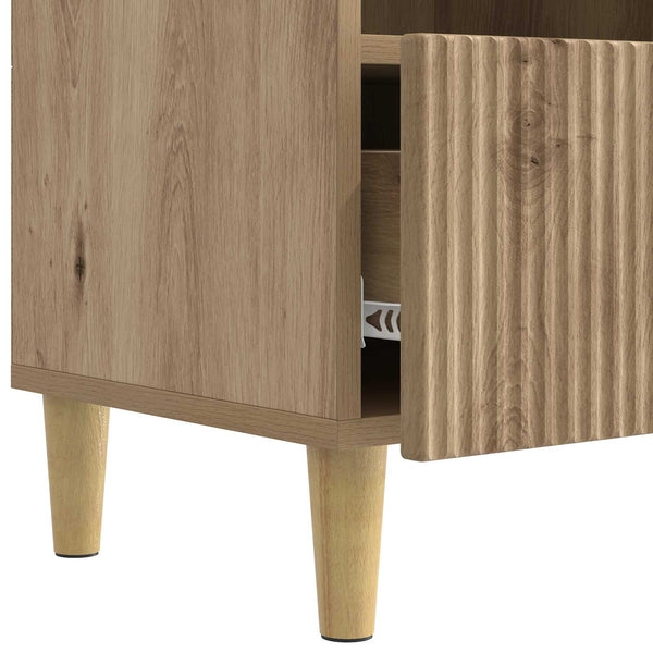 TV-kaappi 102 x 34,5 x 50 cm Artisaanitammi Tekninen puu