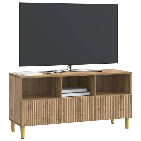 TV-kaappi 102 x 34,5 x 50 cm Artisaanitammi Tekninen puu