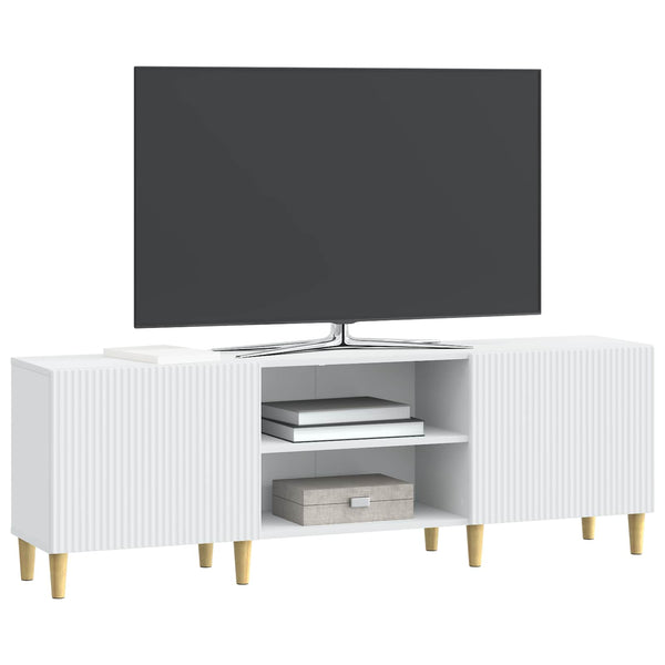 TV-kaappi valkoinen 150 x 31 x 50 cm Tekninen puu
