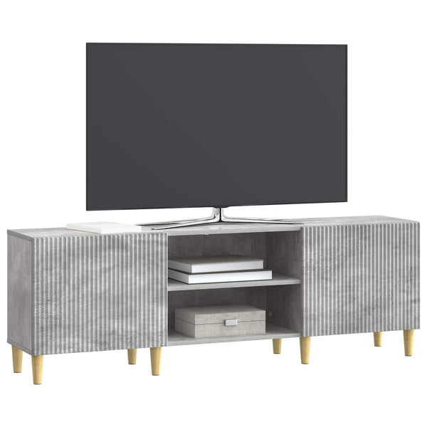 TV-kaappi Betoninharmaa 150 x 31 x 50 cm Tekninen puu