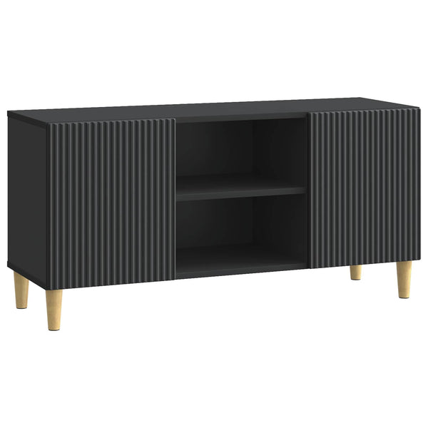 TV-kaappi 102 x 34,5 x 50 cm Musta Tekninen puu