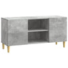 TV-kaappi 102 x 34,5 x 50 cm Betoninharmaa Tekninen puu