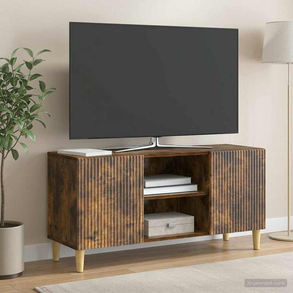 TV-kaappi 102 x 34,5 x 50 cm Savutammi Tekninen puu
