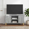 TV-kaappi 102 x 34,5 x 50 cm Harmaa sonoma Tekninen puu
