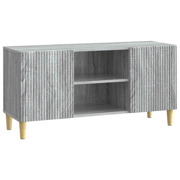 TV-kaappi 102 x 34,5 x 50 cm Harmaa sonoma Tekninen puu