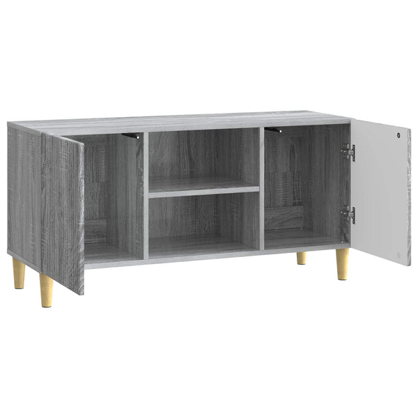 TV-kaappi 102 x 34,5 x 50 cm Harmaa sonoma Tekninen puu