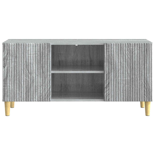 TV-kaappi 102 x 34,5 x 50 cm Harmaa sonoma Tekninen puu