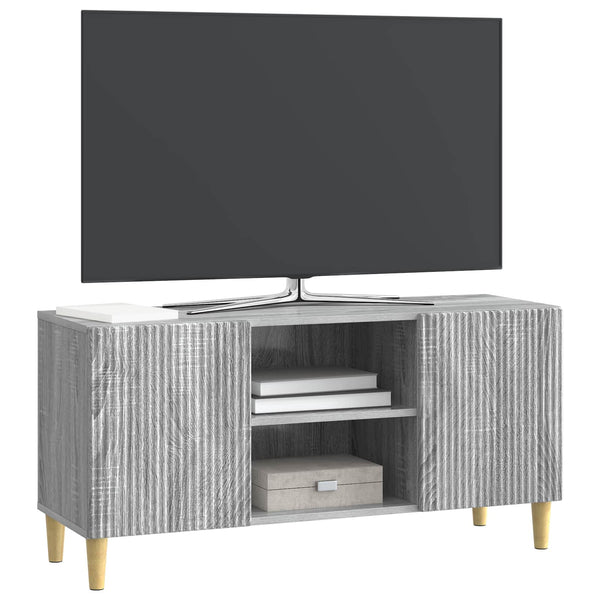 TV-kaappi 102 x 34,5 x 50 cm Harmaa sonoma Tekninen puu