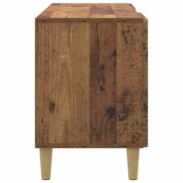TV-kaappi 102 x 34,5 x 50 cm Vanha puu Tekninen puu