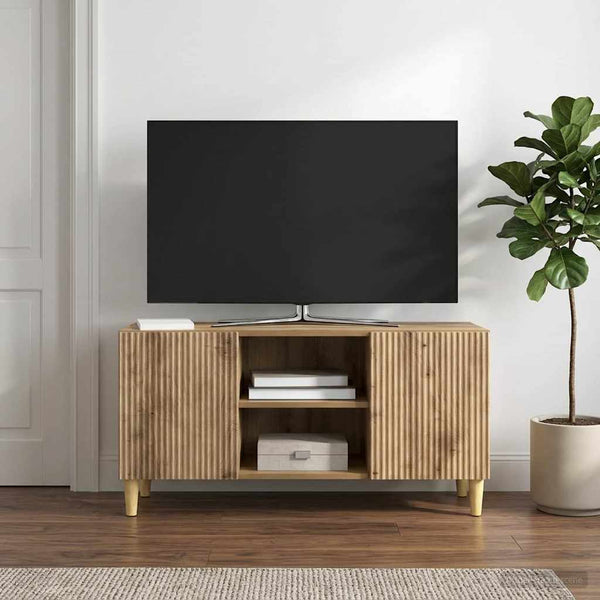 TV-kaappi 102 x 34,5 x 50 cm Artisaanitammi Tekninen puu