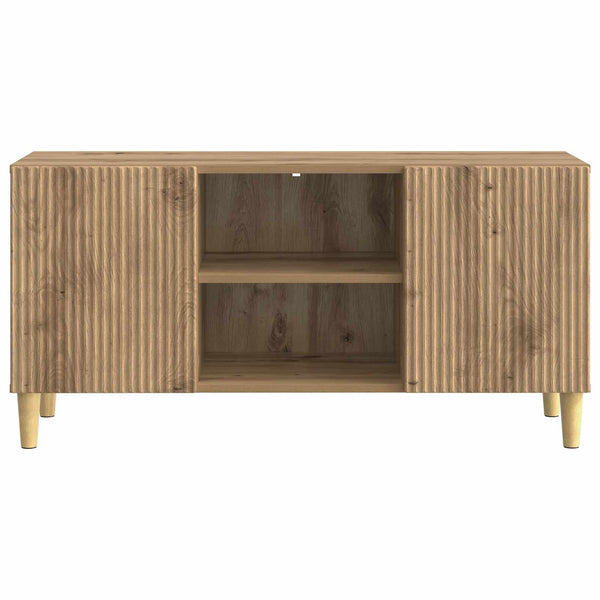 TV-kaappi 102 x 34,5 x 50 cm Artisaanitammi Tekninen puu