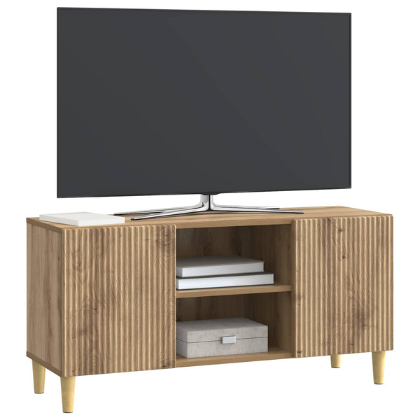 TV-kaappi 102 x 34,5 x 50 cm Artisaanitammi Tekninen puu