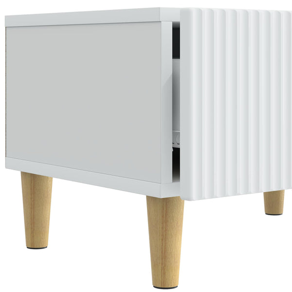 TV-kaappi valkoinen 147 x 34,5 x 30 cm Tekninen puu