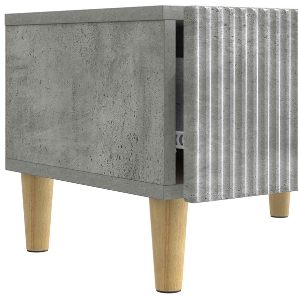 TV-kaappi Betoninharmaa 147 x 34,5 x 30 cm Tekninen puu
