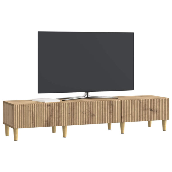 TV-kaappi 147 x 34,5 x 30 cm Artisaanitammi Tekninen puu