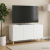 TV-kaappi valkoinen 99 x 34,5 x 50 cm Tekninen puu