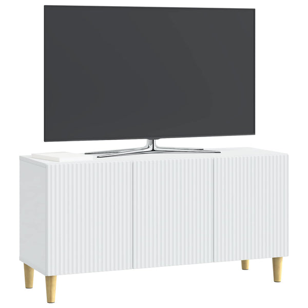 TV-kaappi valkoinen 99 x 34,5 x 50 cm Tekninen puu