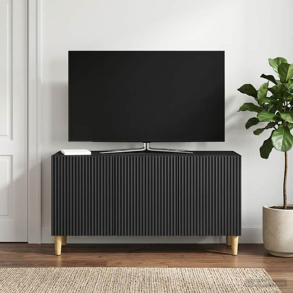 TV-kaappi 99 x 34,5 x 50 cm Musta Tekninen puu