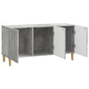 TV-kaappi 99 x 34,5 x 50 cm Betoninharmaa Tekninen puu