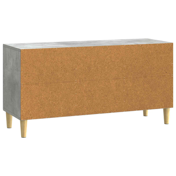 TV-kaappi 99 x 34,5 x 50 cm Betoninharmaa Tekninen puu