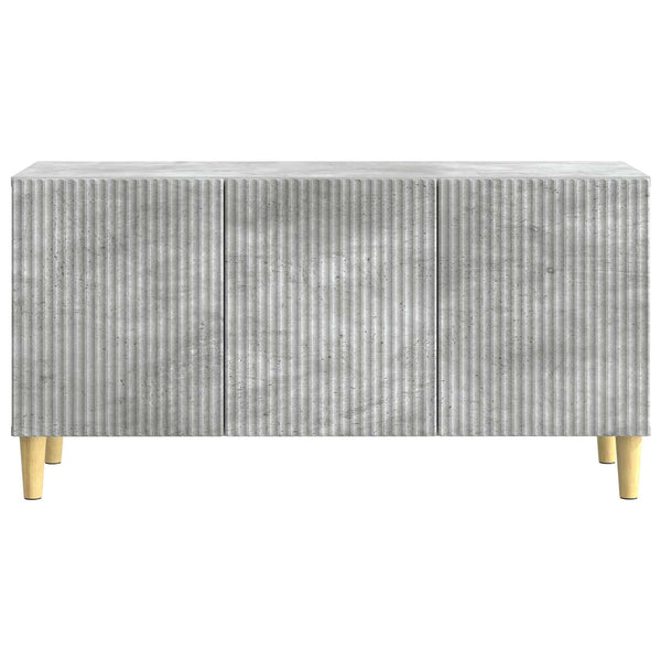 TV-kaappi 99 x 34,5 x 50 cm Betoninharmaa Tekninen puu