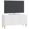 TV-kaappi 99 x 34,5 x 50 cm Korkeakiiltoinen valkoinen