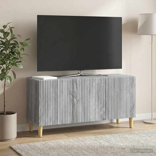 TV-kaappi 99 x 34,5 x 50 cm Harmaa sonoma Tekninen puu