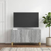 TV-kaappi 99 x 34,5 x 50 cm Harmaa sonoma Tekninen puu