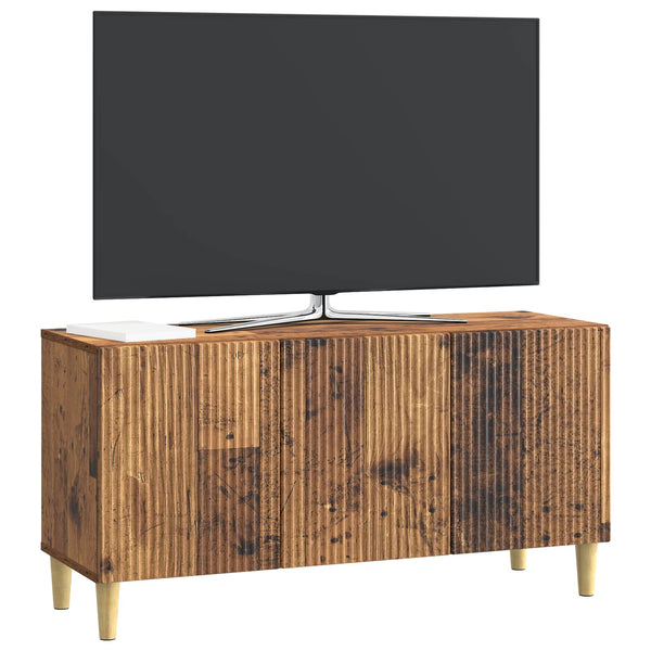TV-kaappi 99 x 34,5 x 50 cm Vanha puu Tekninen puu