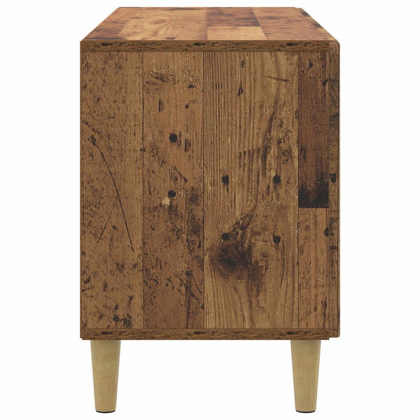 TV-kaappi 99 x 34,5 x 50 cm Vanha puu Tekninen puu