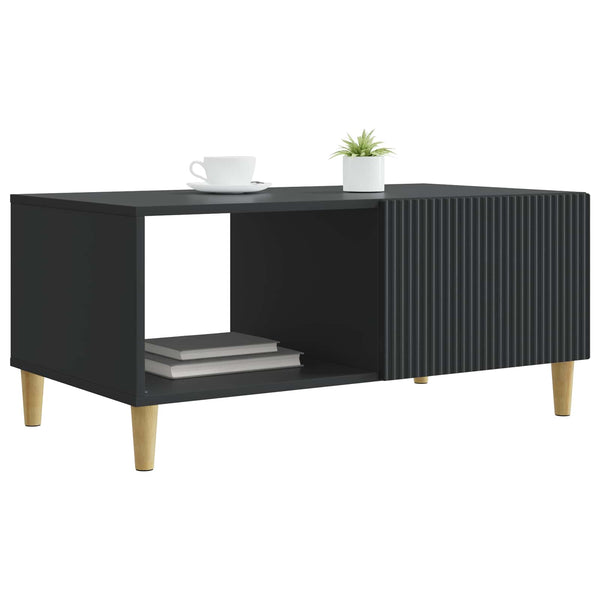 Sohvapöytä Musta 90 x 50 x 40 cm Tekninen puu
