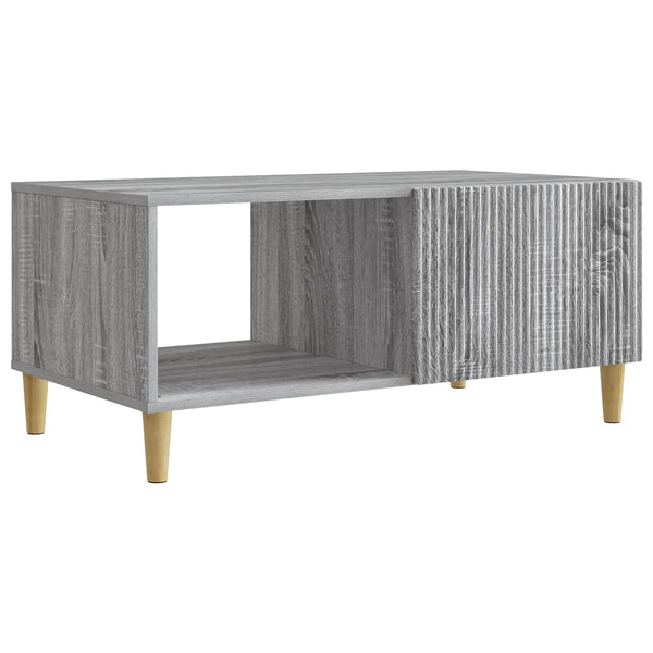 Sohvapöytä Harmaa sonoma 90 x 50 x 40 cm Tekninen puu