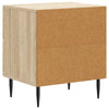 Yöpöytäkaappi 2 kpl Sonoma-tammi 43 x 34,5 x 47,5 cm