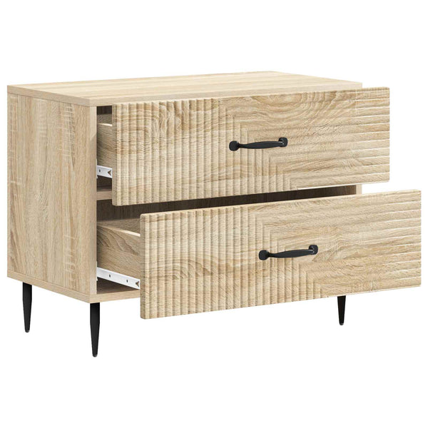 Yöpöytäkaappi Sonoma-tammi 62 x 34,5 x 47,5 cm Tekninen puu