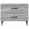 Yöpöytäkaappi Harmaa sonoma 62 x 34,5 x 47,5 cm Tekninen puu